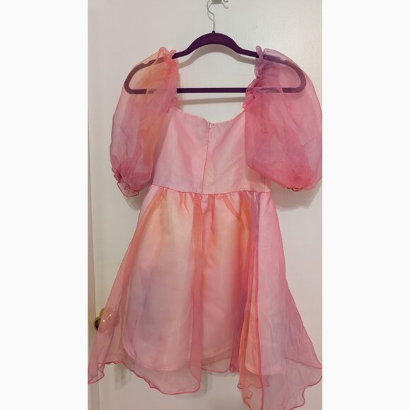 NWT Cider Heart on Fire Pink Ombre Tulle Dress (Size M / 6) - Picture 9 of 9